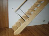 Dřevěné schody - samonosné