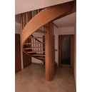 Dřevěné schodiště - točité